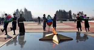 День защитника Отечества на Мемориале боевой и трудовой славы. 23 февраля 2018 года