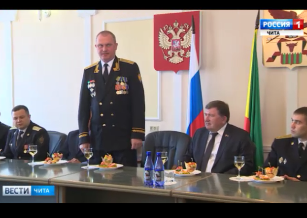 Прием Председателя Законодательного Собрания отличников пограничной службы